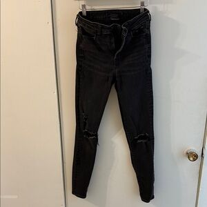 American Eagle Outfitters Black Skinny Jeans 4 long
